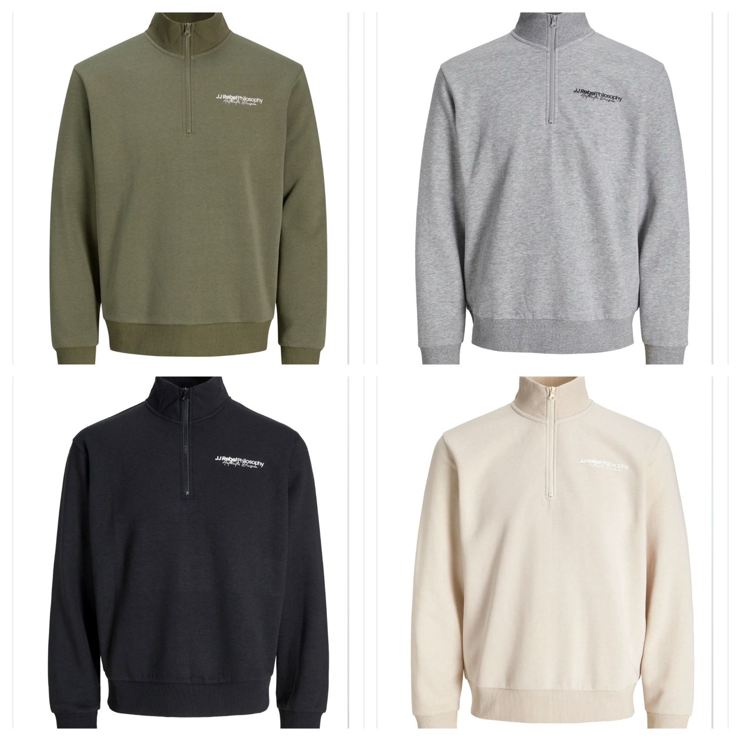 Sweater JJ REBEL ZACK SWEAT HALF ZIP