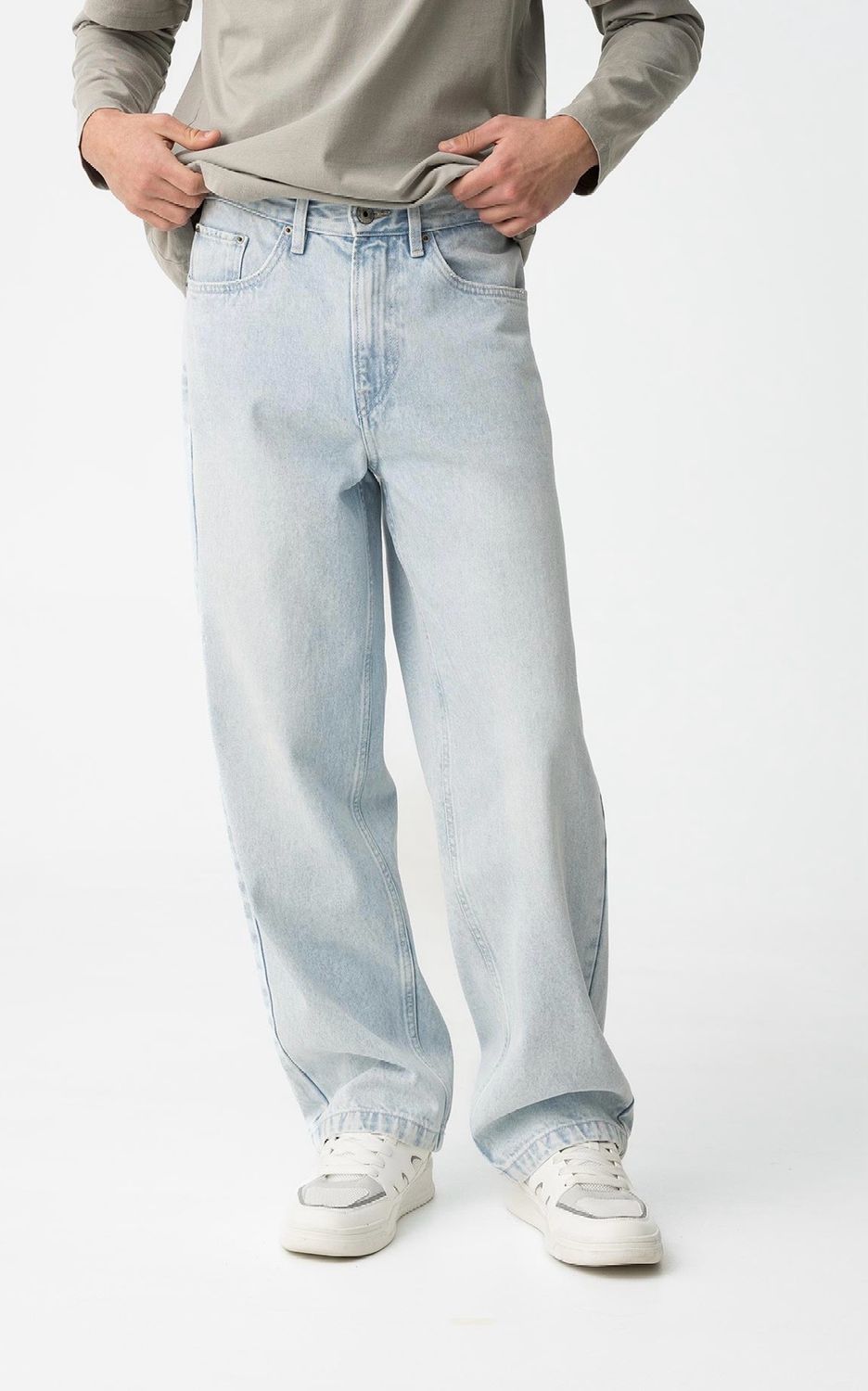 Superbaggy jeans light blue Tiffosi Oski
