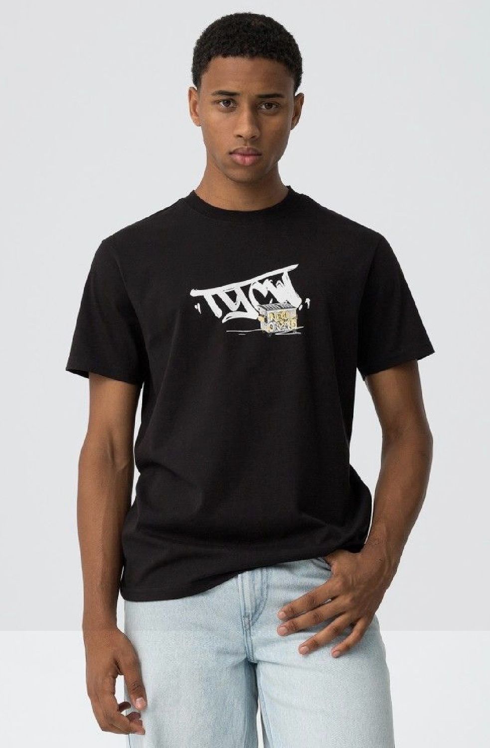 T-shirt black Tiffosi Mark boy