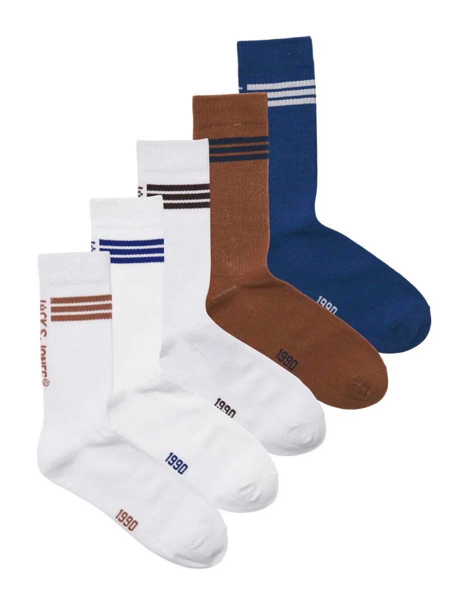 JACJACE TENNIS SOCKS 5 PACK