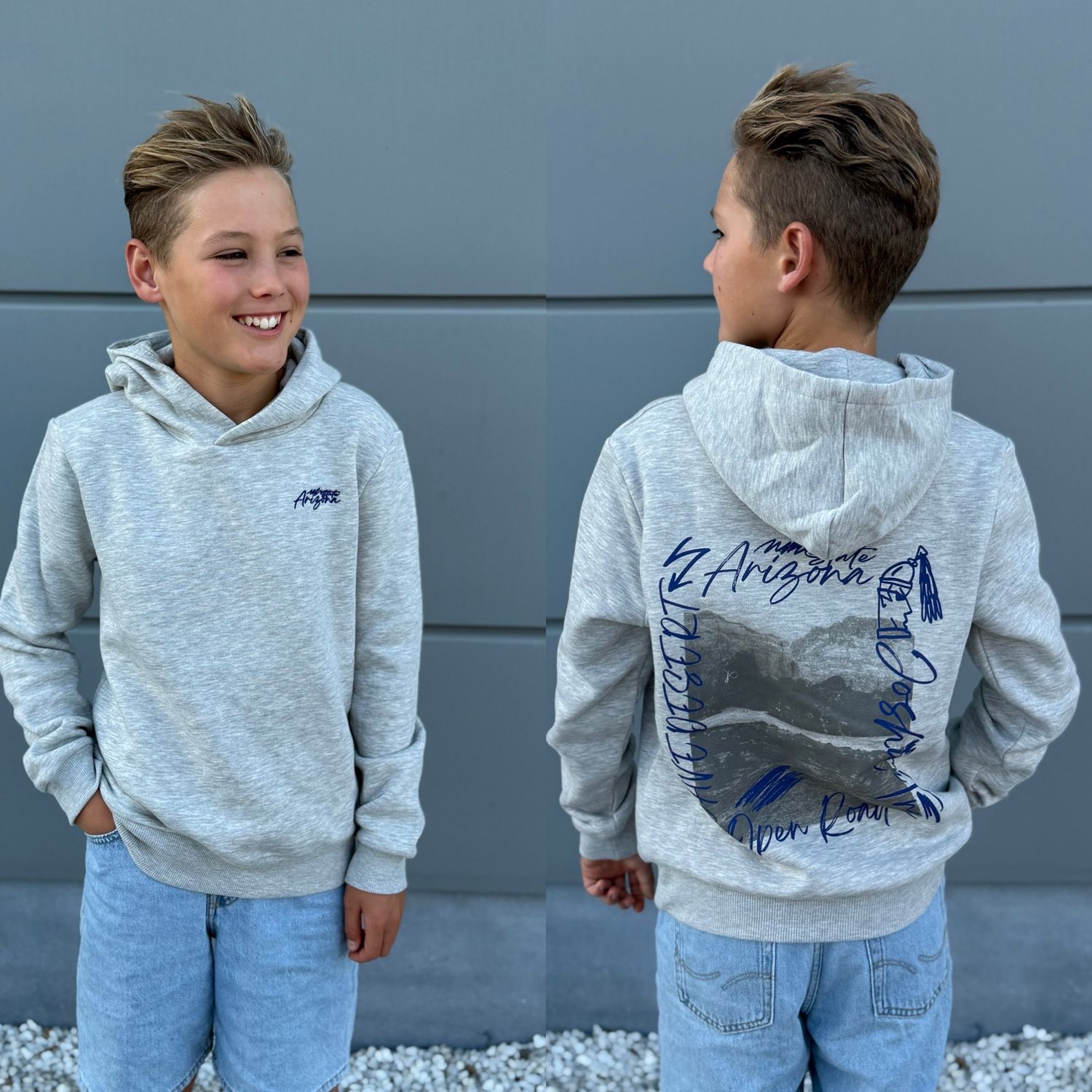 HOODIE met backprint LMTD