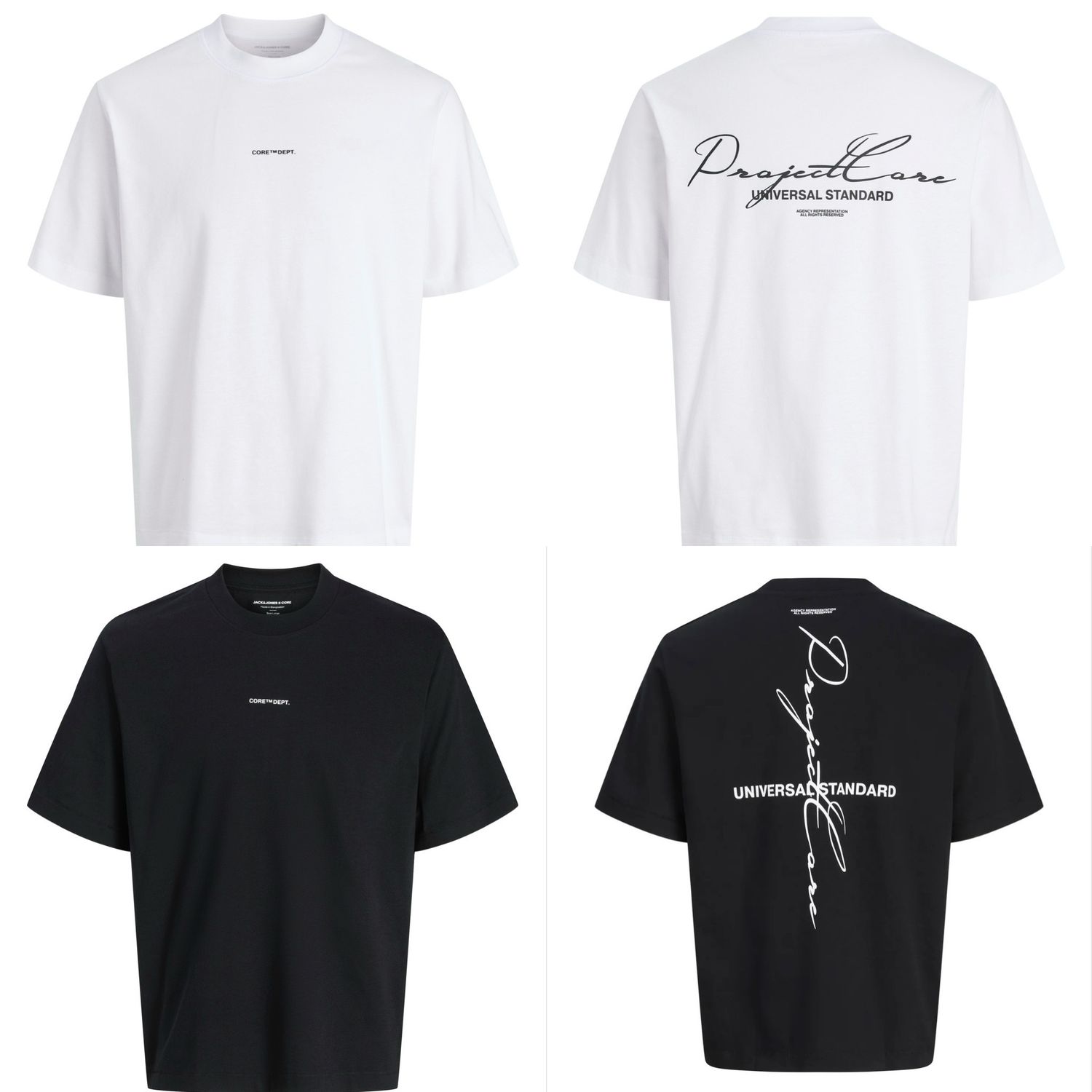 T-shirt JACK &amp; JONES JUNIOR met backprint JCOCOVER SCRIPT BACK TEE