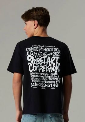 NLMSTREET coole T-shirt met backprint.