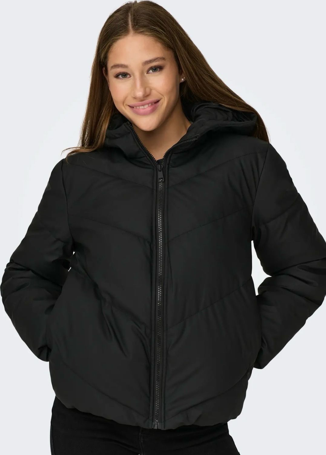 Winterjas zwart JDY JDYARNHEM WATER REPPELANT