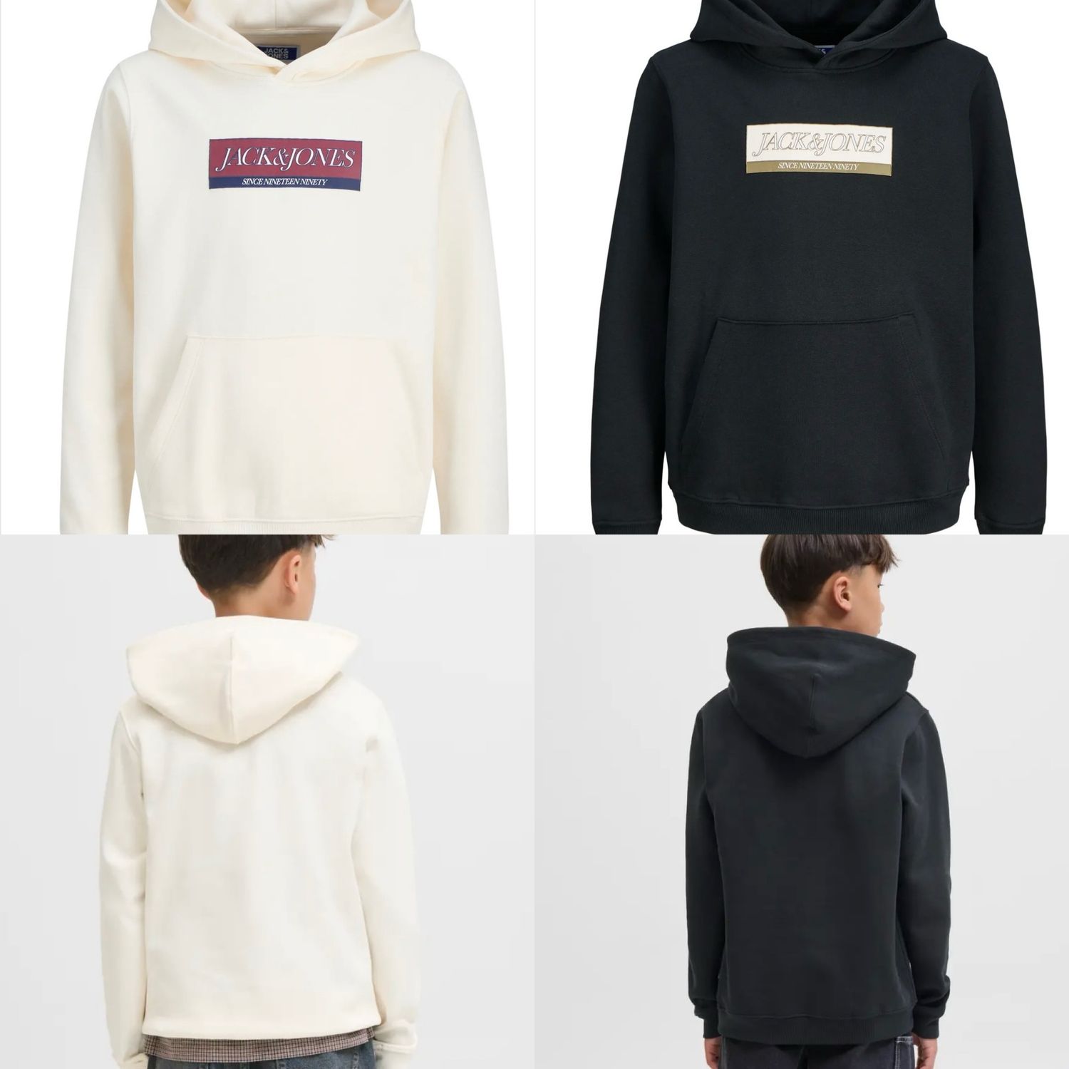 Hoodie JACK &amp; JONES Junior Jorinwoord block branding sweat
