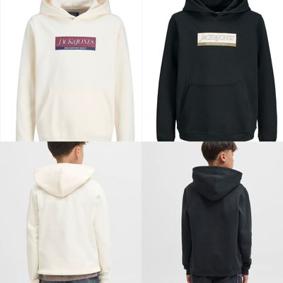 Hoodie JACK &amp; JONES Junior Jorinwoord block branding sweat