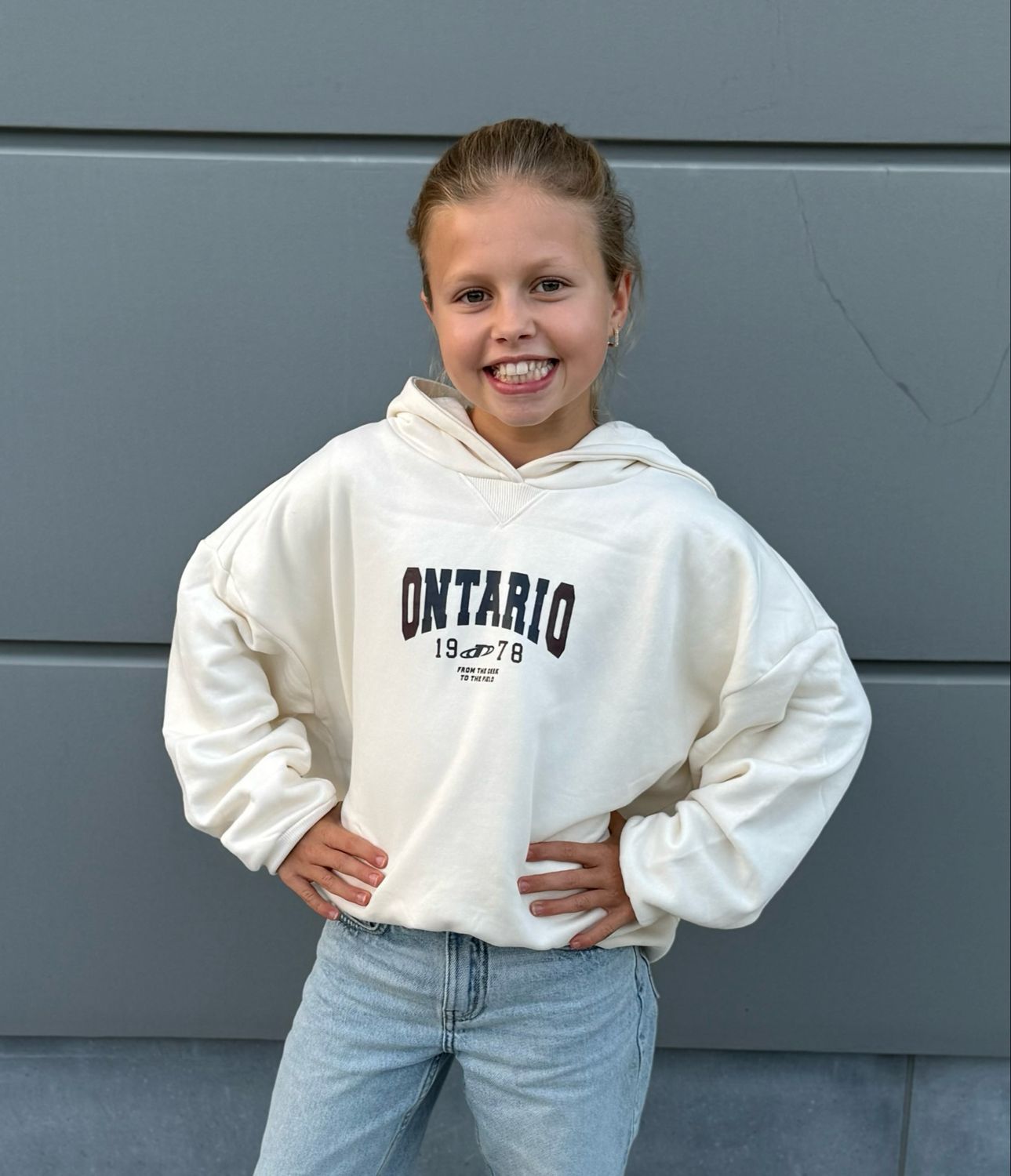 Tiffosi hoodie ecru Corgi