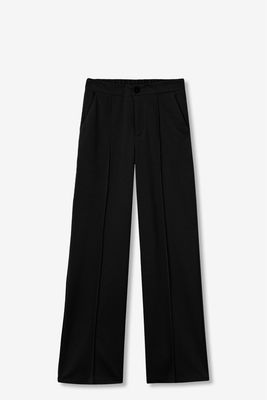 Brede zwarte broek Tiffosi girl Ziggy