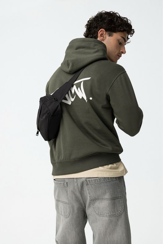 Hoody kaki Tiffosi met backprint Julian