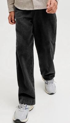 Velours skatebroek JACK &amp; JONES JUNIOR JPSTALEX HUNTER CORDUROY CARPENTER zwart