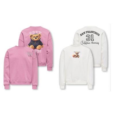 Trendy tiener sweater met teddybeer print – cozy vibes only