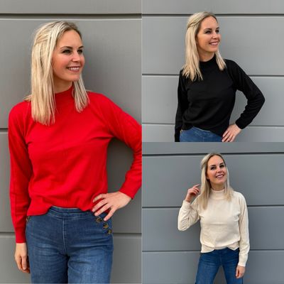 JDYAMORE LIFE L/S HN PULLOVER KNT