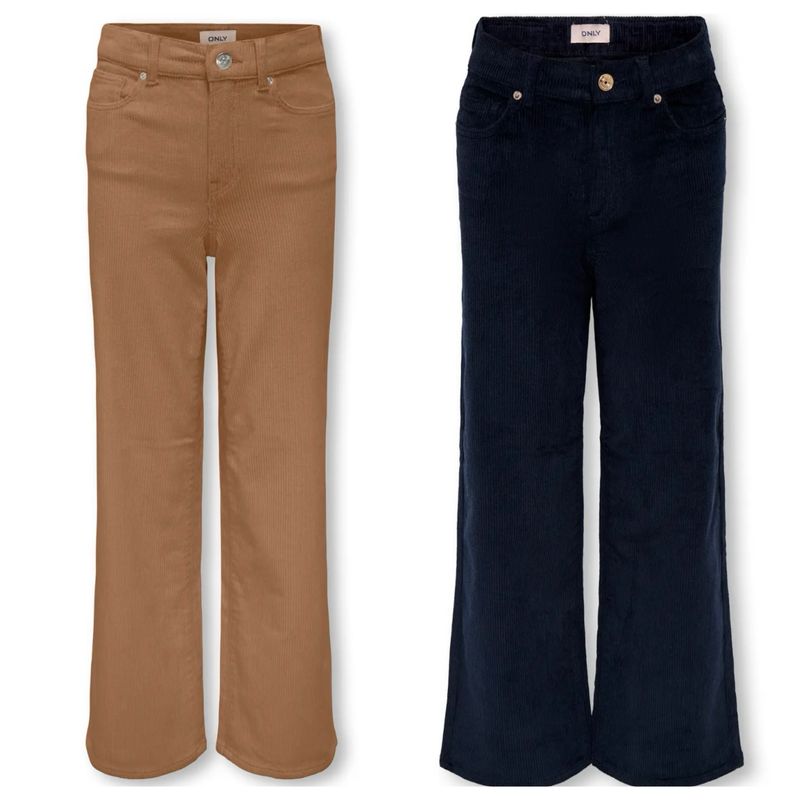 KOGHOPE GLOBAL EX HW WIDE CORD PNT NOOS – Junior Wide Leg Corduroy Broek