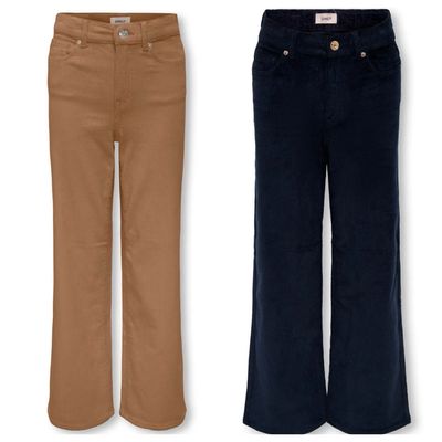 KOGHOPE GLOBAL EX HW WIDE CORD PNT NOOS – Junior Wide Leg Corduroy Broek