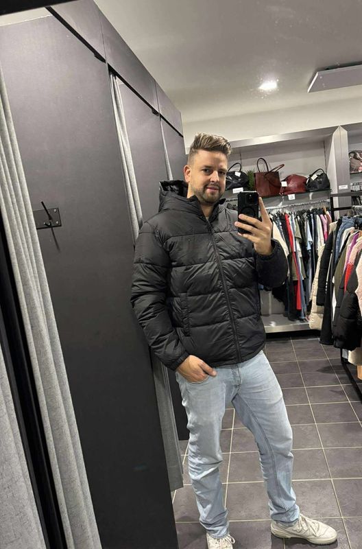 Jas JJREBEL LOGO PUFFER HOOD