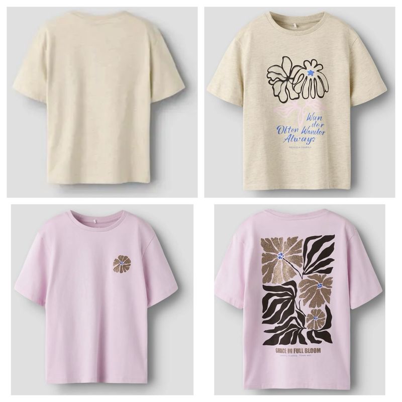 Name it T-shirt met backprint NKFNOELLA