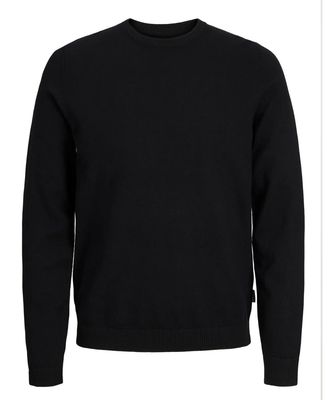 JREBCALLUM KNIT CREW NECK NOOS zwart