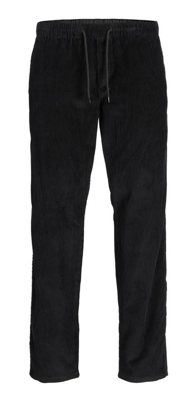 Velours broeken JJ REBEL JREBKENNI RELAXED JOGGER zwart