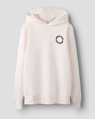 NLFNILED LS BRU SWEAT Hoody met backprint.