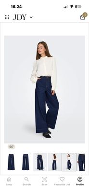 JDYFELINA-FINA dark blue denim