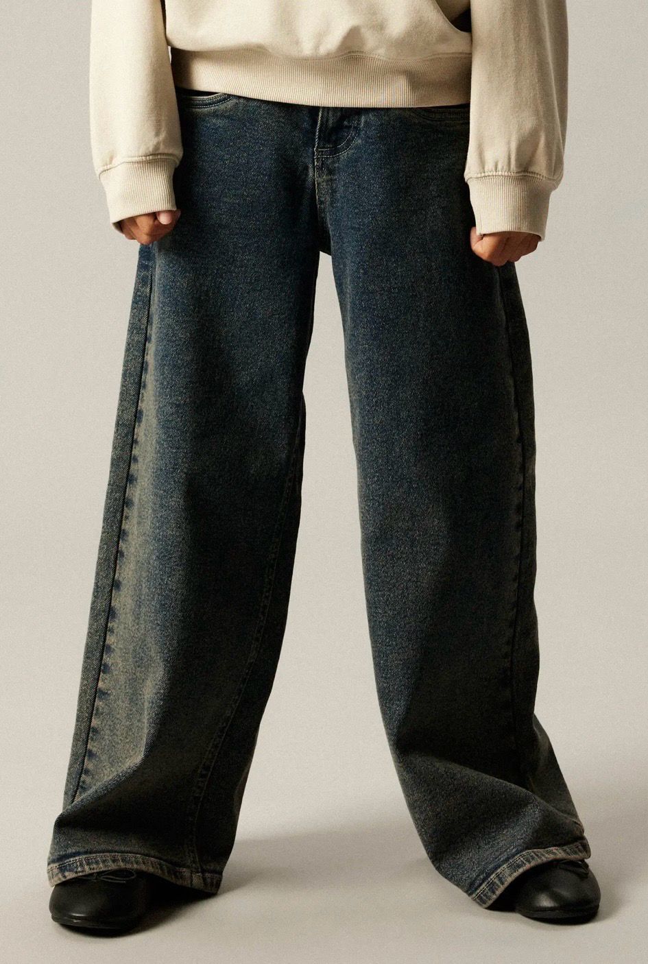 Bella skaterjeans NAME IT NKFBELLA SKATER X-WIDE JEANS 8008-SM S