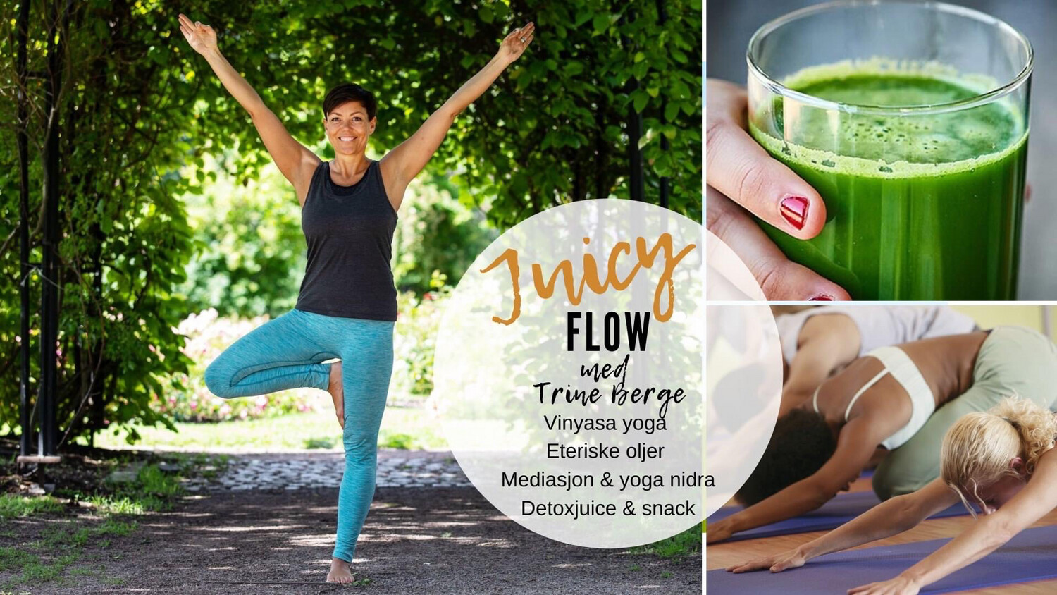 JUICY Yoga-Flow M/Trine TIRSDAG 18. Okt Kl 1900-2100