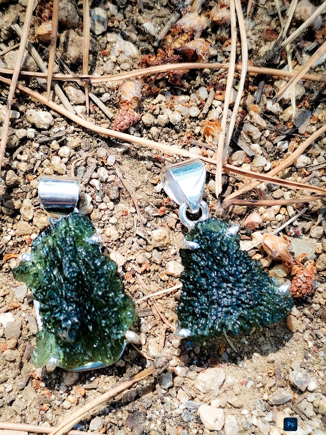 Colgante Moldavita certificada