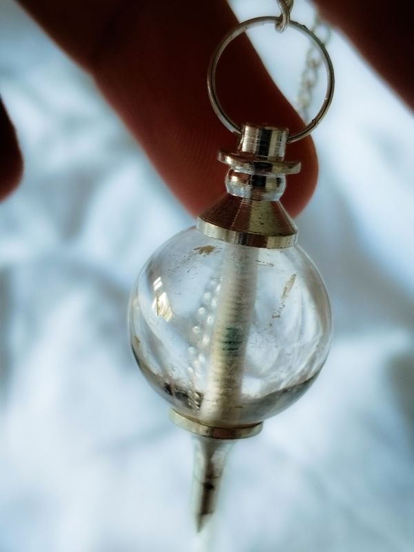 Péndulo redondo de Cuarzo