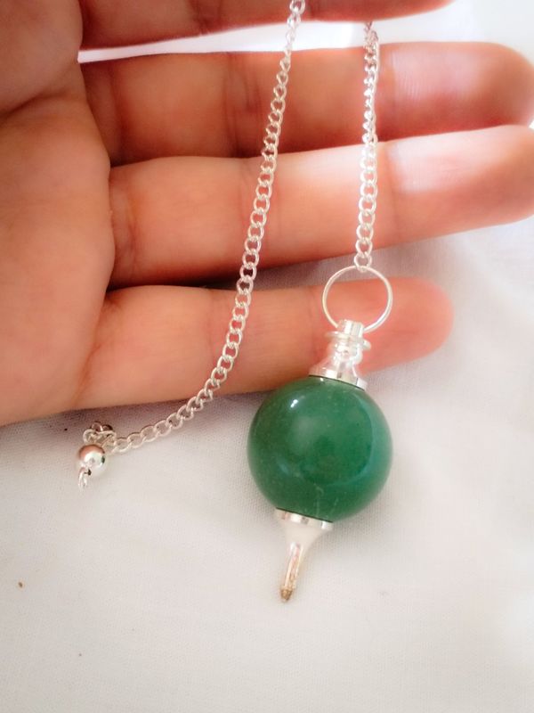 Péndulo redondo de Aventurina