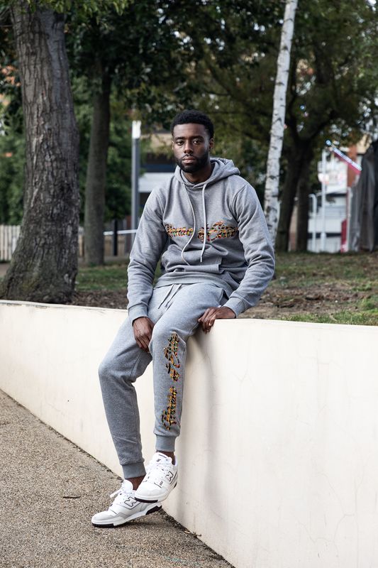 Grey House of Elite Embroidered Hoodie