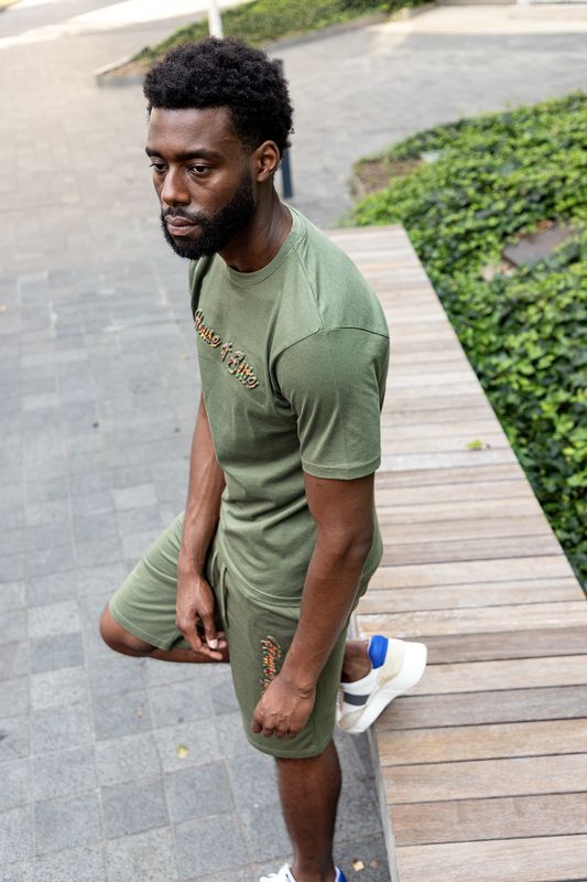 Khaki Green 3D Matching Outfit