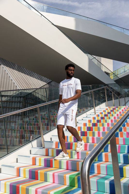 White Kente T-shirt & 3D Design T-Shirt