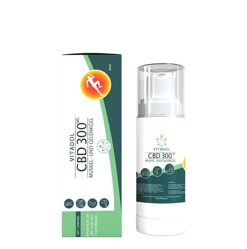 Vitadol CBD 300 Muskel- und Gelenkgel – 30 ml