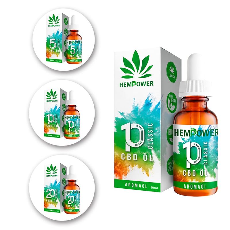 Hempower CBD Öl – 10ml - 10% - 1000 mg