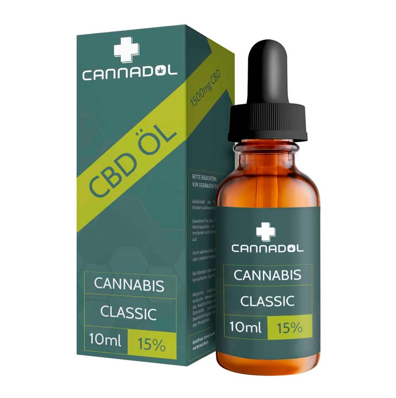 Cannadol Lemon CBD Öl Vollspektrum 10% - 1500mg  – 10ml