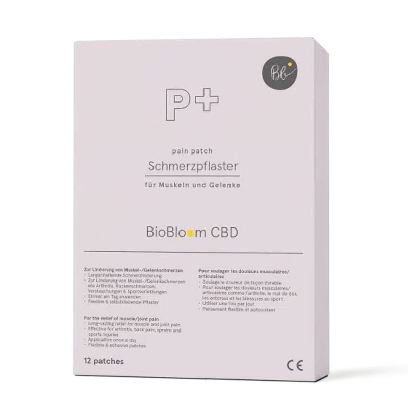 BioBloom CBD Schmerzpflaster 20mg CBD/Pflaster