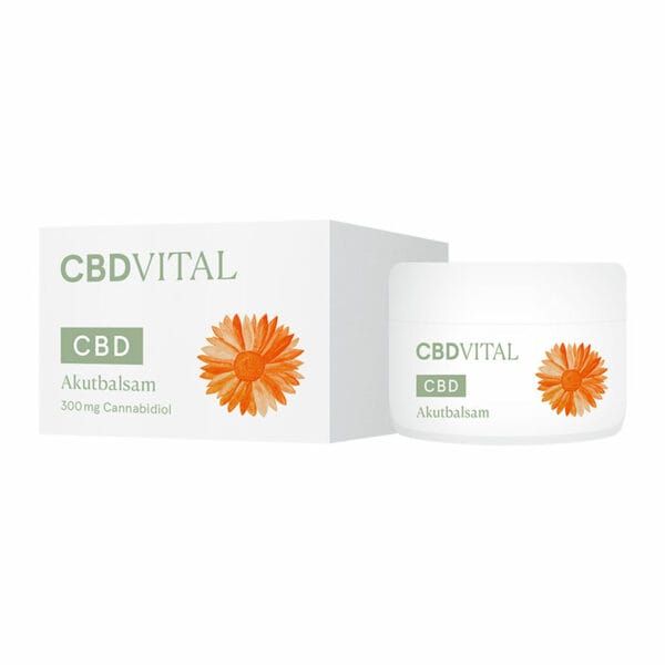 CBD VITAL – CBD Akutbalsam – CBD Balsam mit 6% (300mg) CBD – 50ml