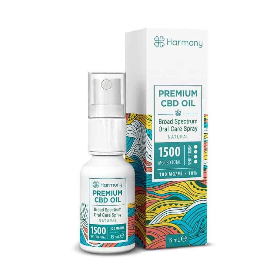 Harmony – CBD Spray - Natural - 10% (1.500mg) – 15ml