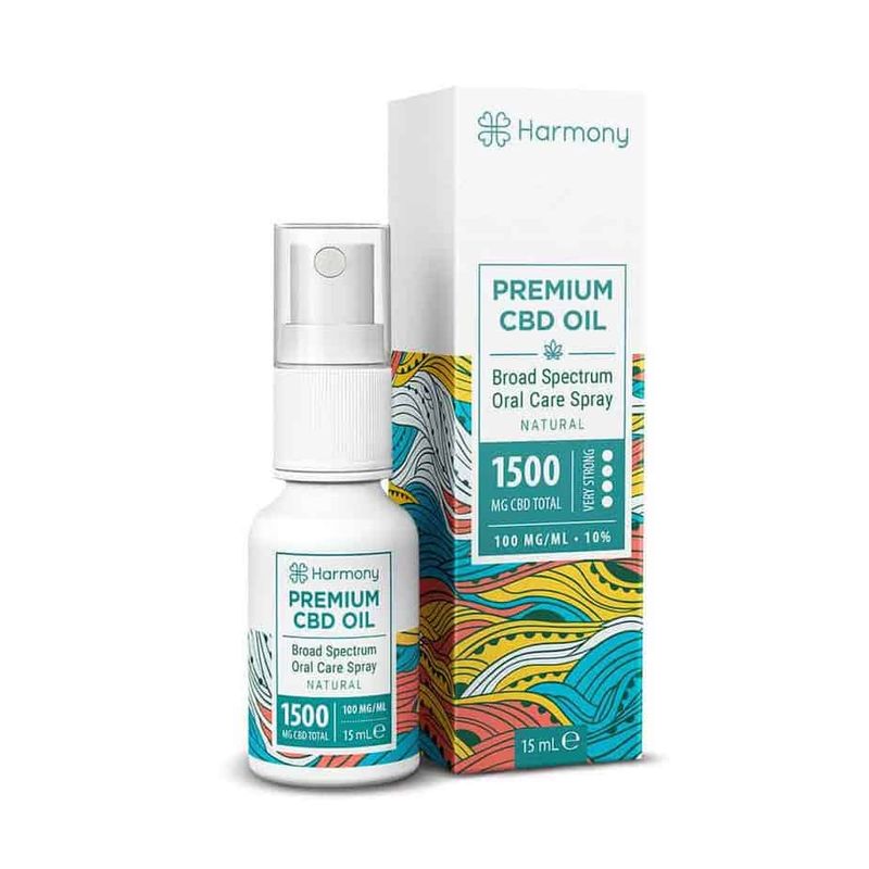 Harmony – CBD Spray - Natural - 10% (1.500mg) – 15ml