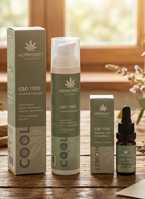 HEMPONIC - CBD Gel &amp; CBD "🍋Lemon" Aromaöl - 1000MG