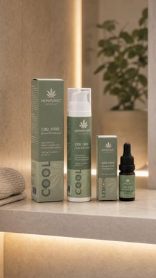 HEMPONIC - CBD Gel & CBD "🍋Lemon" Aromaöl - 1000MG