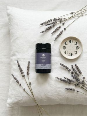 HEMPONIC "Good Night" Melatonin, L-Tryptophan, Ashwagandha, Magnesium - 60 Kapseln = 2 Monate