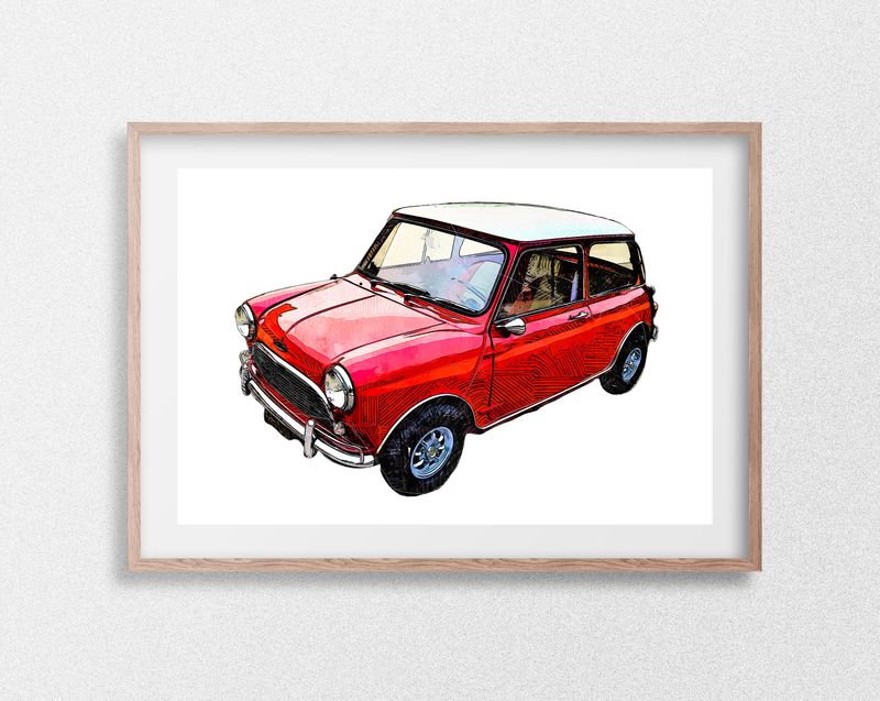 Vehicle Watercolour Portrait