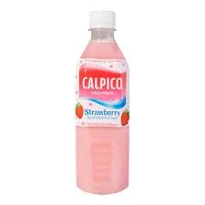 Calpico Strawberry 500ml_ / ｶﾙﾋﾟｽ ｲﾁｺﾞ 500ml Incl. 10¢ Dep. &amp; 5¢ CRF