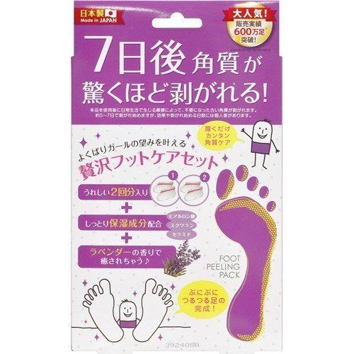 Foot Peeling Lv 2pc / 履くだけ簡単角質ｹｱ ﾗﾍﾞﾝﾀﾞｰ