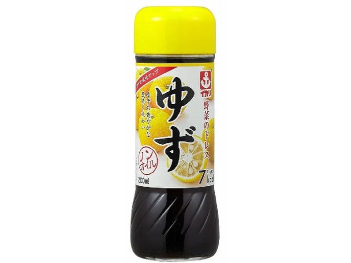 Ikari Non-oil Yuzu Dressing 200mL / ｲｶﾘ ﾉﾝｵｲﾙゆず 200mL