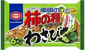 Kakino Tane wasabi 6p / 柿の種 わさび 6p