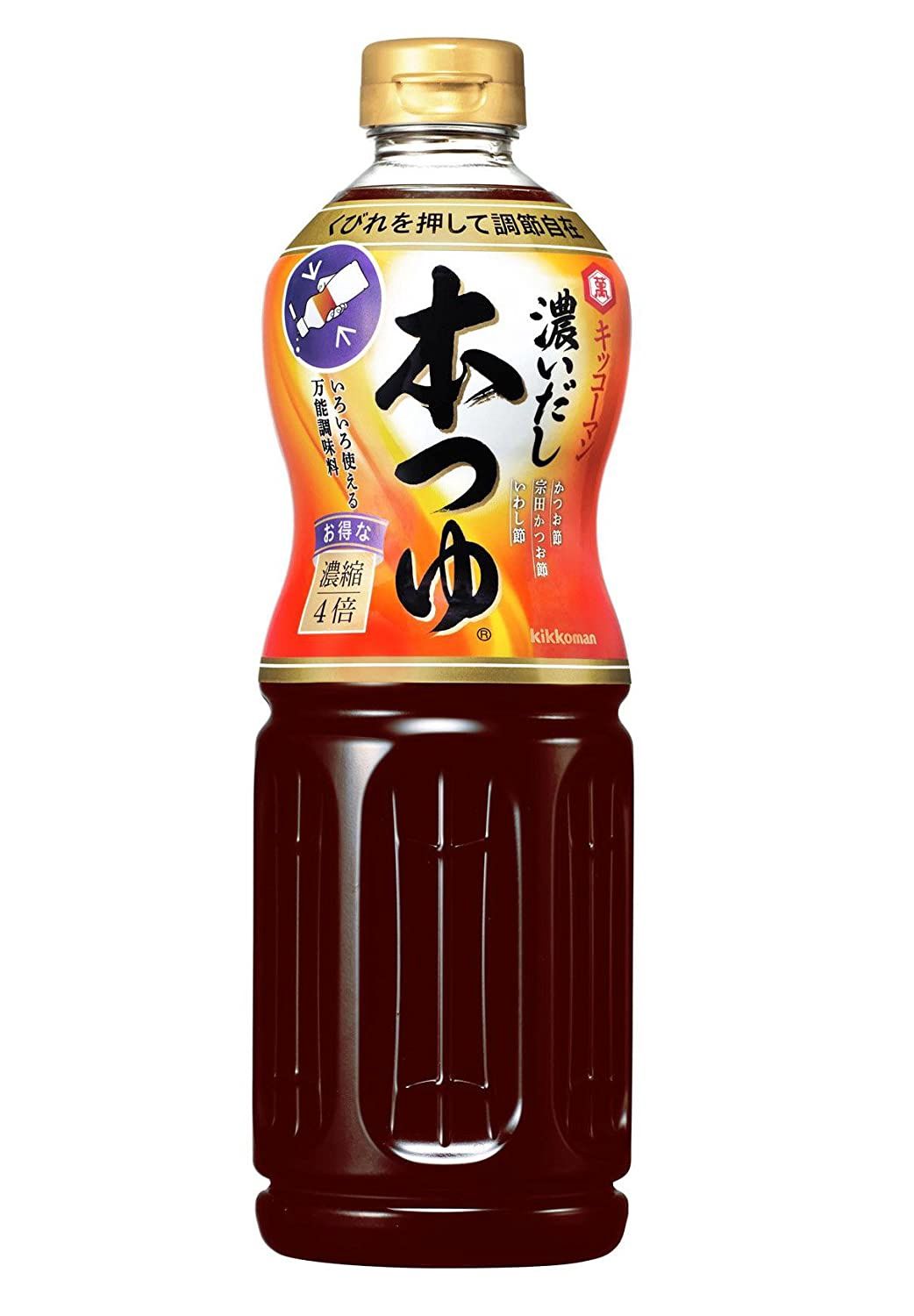 Kikkoman Koidashi Hon Tsuyu 1L / ｷｯｺｰﾏﾝ 濃いだし本つゆ
