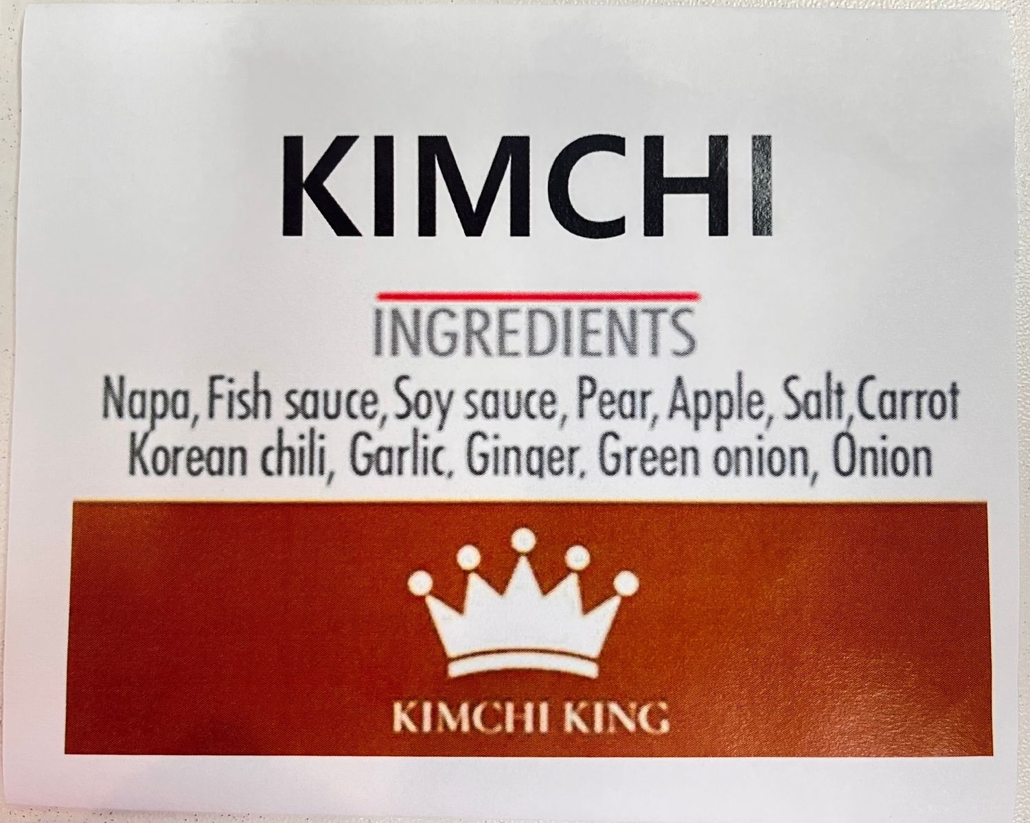 Kimchi 1L / ｷﾑﾁ 1L