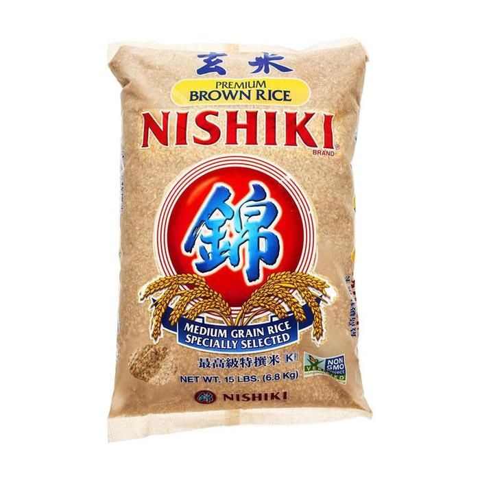 Nishiki Brown Rice 15lbs / 錦 玄米 6.8kg Nishiki Brown Rice 15lbs / 錦 玄米 6.8kg